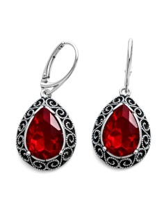K 2087 Silver Crystal Earrings
