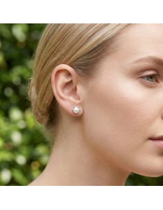 Silver earrings with pearl K 1842 2