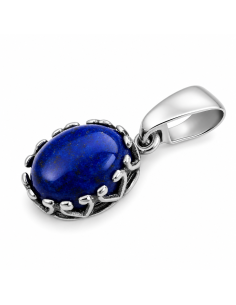 Srebrny wisiorek z lapis lazuli 925 – mały elegancki model w 2131