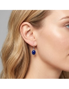 Silver Lapis Lazuli K 2131 Polcarat Design Earrings 2