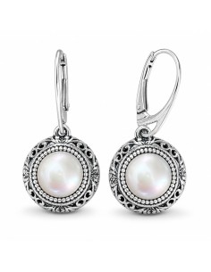 Srebrne kolczyki z perłami hodowlanymi K-2164 | Eleganckie srebro 925