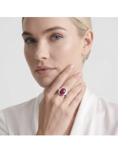 Silver ring with rose quartz from Polcarat Design! 2
