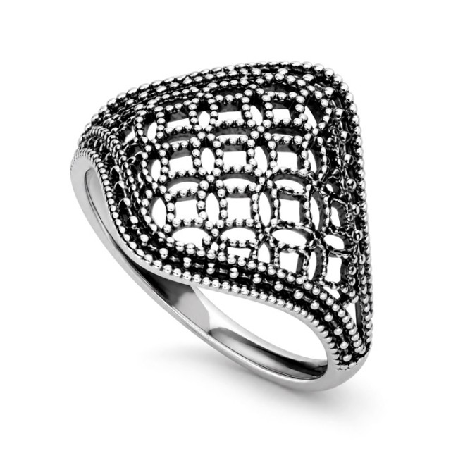 Silver oxidized ring PK 1912