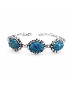 Silver bracelet with amber L 1661 Polcarat Design