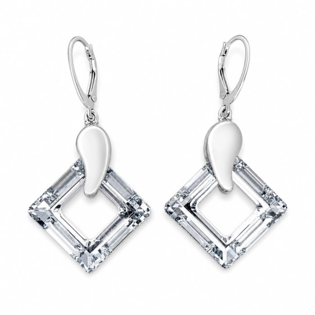 Set (earrings + pendant) silver Swarovski crystals KPL 1541