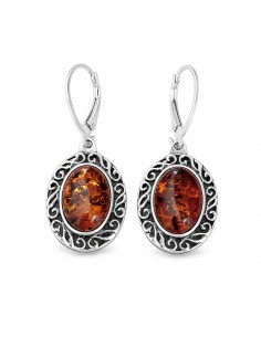 Silver set with amber KPL A 005 Cognac