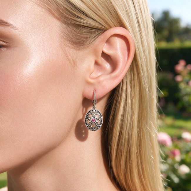Swarovski K 2021 Silver Crystal Earrings