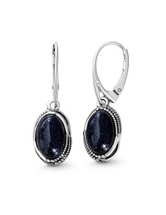 Silver Amber Earrings K 1661 Polcarat Design