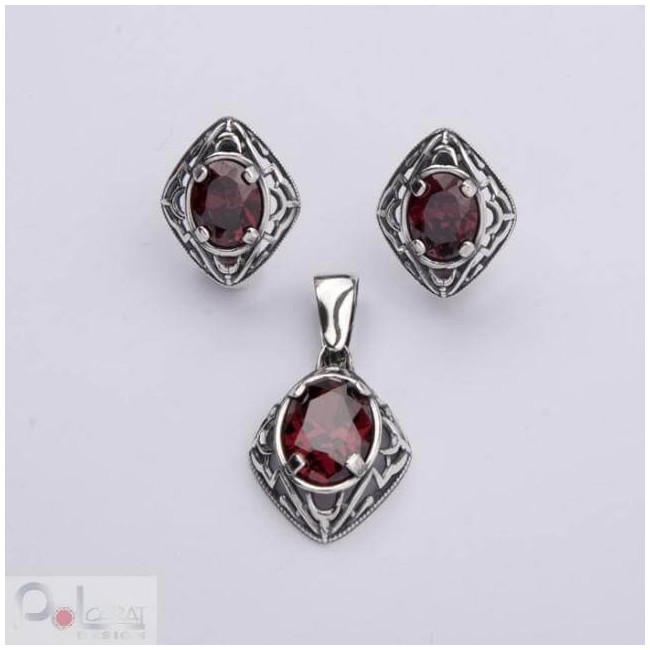 Pendant silver zirconia W 1579