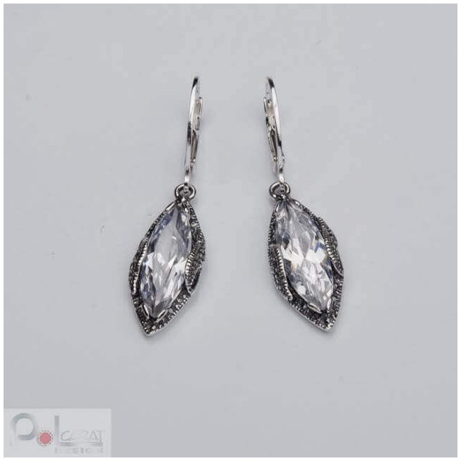 Set silver zircons KPL 1509