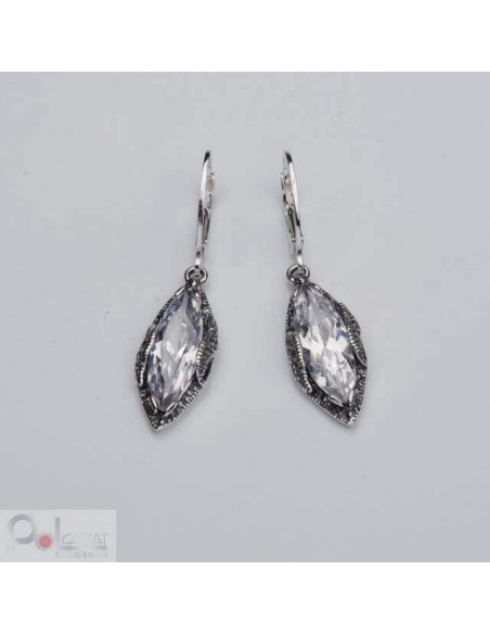 Set silver zircons KPL 1509