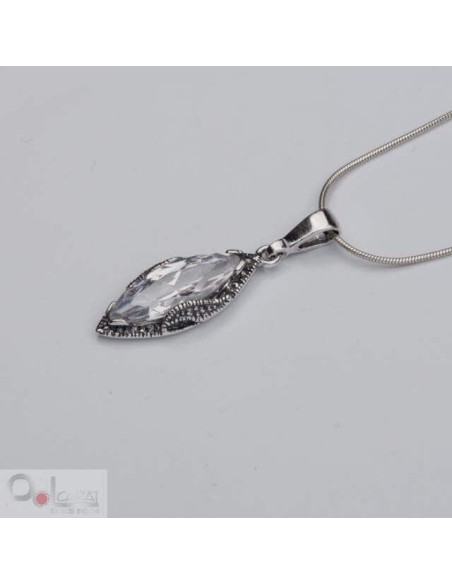 Set silver zircons KPL 1509