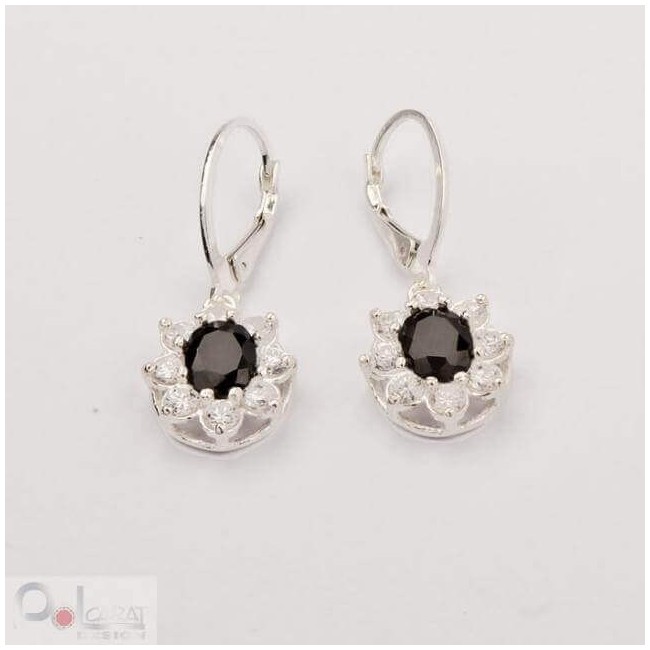 Set of silver zircons KPL 1627