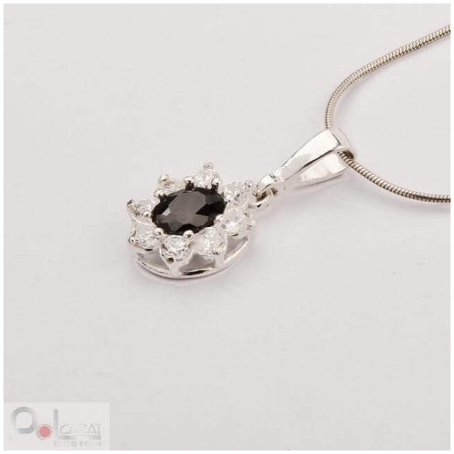 Set of silver zircons KPL 1627