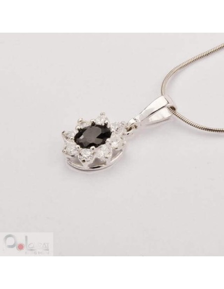 Set of silver zircons KPL 1627