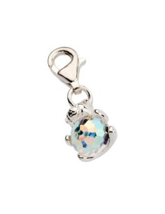 Silver Swarovski Charms 1150 Crystal AB