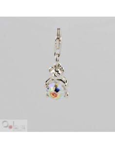Silver Swarovski Charms 1150 Crystal AB 2