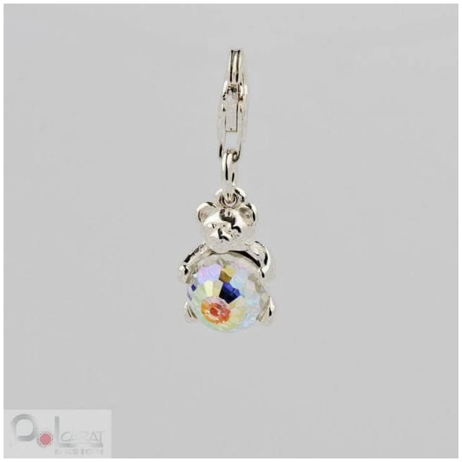 Srebro Swarovski Charms 1150 Miś|Polcaratdesign.pl Biżuteria