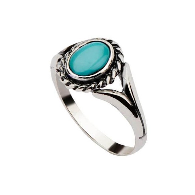 Silver set with turquoises KPL 570