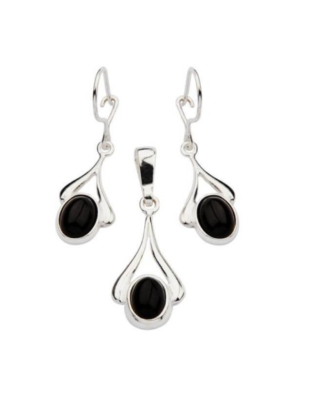 Silver complete with Onyx KPL T 01 Onyx