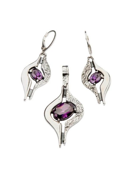 Srebrny wisiorek z cyrkonią W 1634|Polcaratdesign.pl Biżuteria