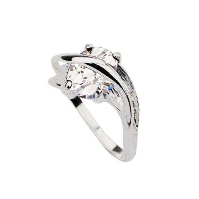 Pendant silver zirconia 1638 White