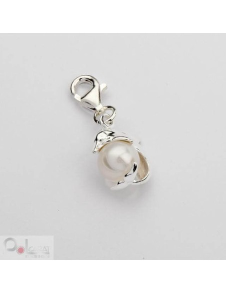 Silver Charm with pearl 1151 Pearl