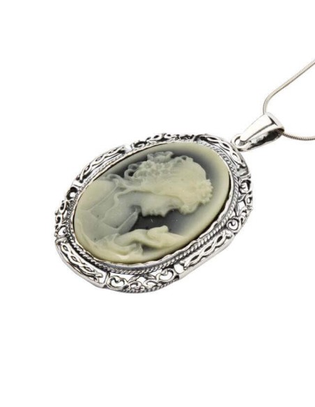 Wisiorek srebrny Kamea W 1641