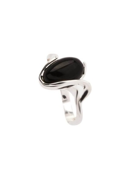 Silver ring decorated with Onyx PK 1539 Onyx