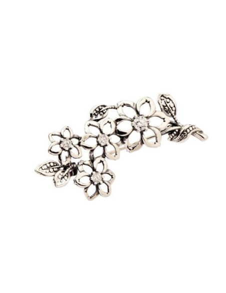 Silver brooch with zircons B 144