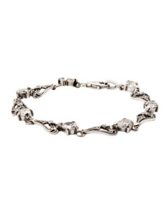 Bracelet silver zircons L 1544