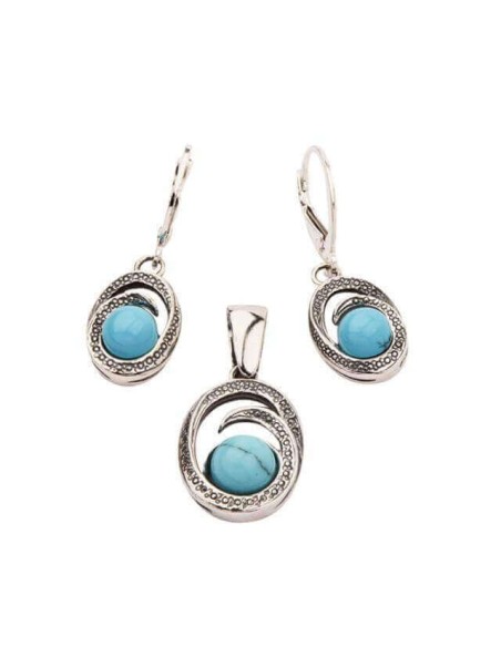 Kolczyki srebro turkus K 1561|Polcaratdesign.pl Biżuteria Kolczyki srebro turkus K 1561|Polcaratdesign.pl Biżuteria