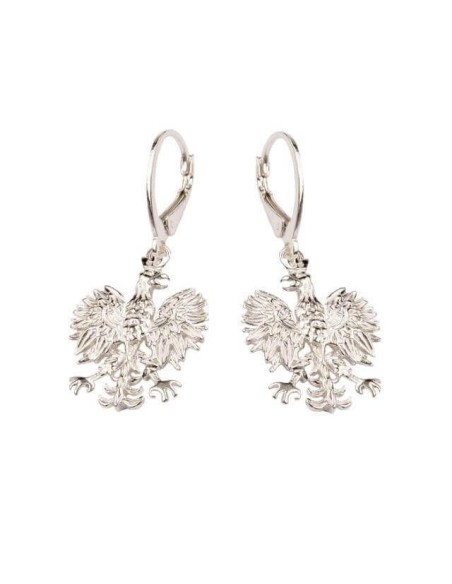 Silver Eagle earrings K 1656