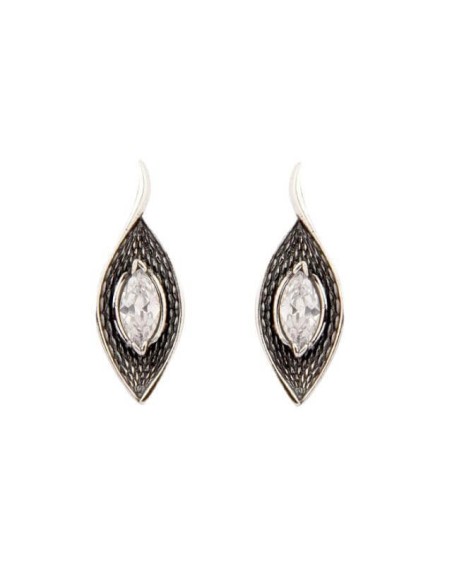 Silver zirconia earrings K 1655
