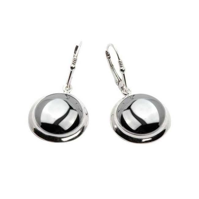 Srebrny komplet zdobiony krzemami KPL 568 Krzem|Polcaratdesign.pl Biżuteria