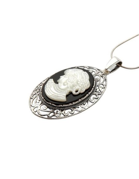 Silver Pendant W 1671 Cameo