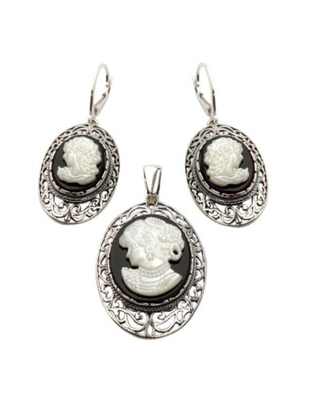 Silver Pendant W 1671 Cameo