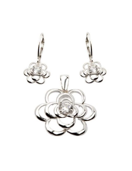 Silver flower ring PK 1680