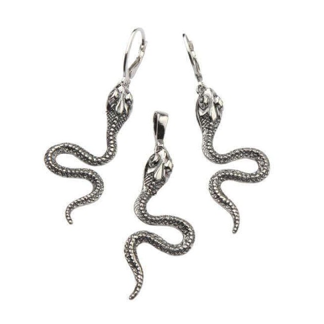 Silver pendant VIPER IN 1714