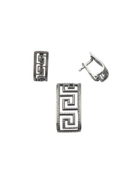 Silver earrings K3 1701