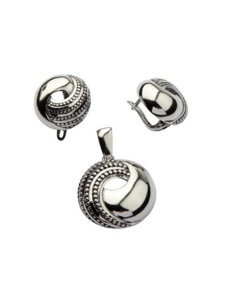 Silver earrings K3 1720