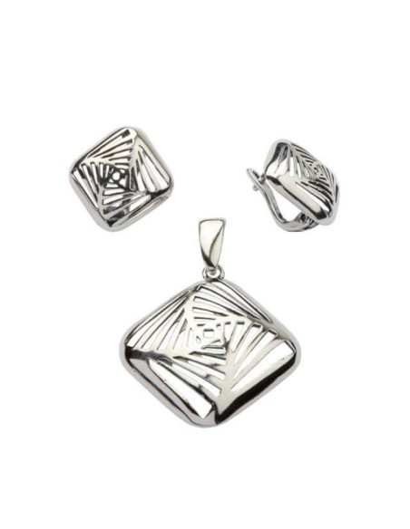 Silver earrings K3 1710