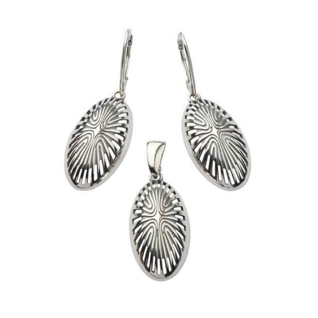 K 1709 silver earrings