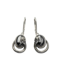 Silver earrings VIPERS K 1717 Silicon Viper