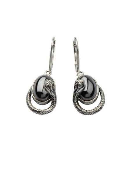 Silver earrings VIPERS K 1717 Silicon Viper