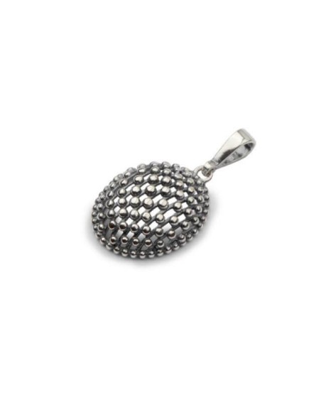 Silver pendant oxidized W 1745