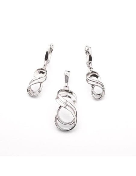 Silver earrings K 1684