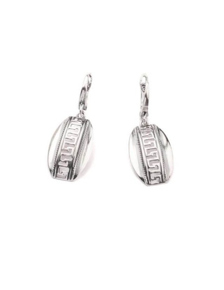 Kolczyki srebrne oksydowane K 1765