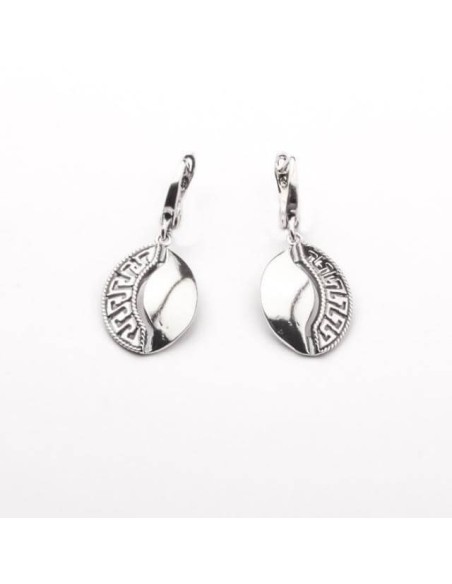K 1766 oxidized silver earrings