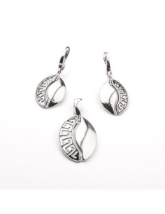 K 1766 oxidized silver earrings 2